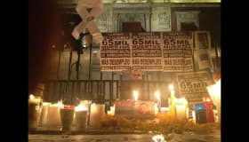 Activistas recuerdan a víctimas de la violencia en el Zócalo