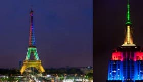 Foto: Torre Eiffel y Empire State recuerdan a Mandela