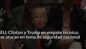 En empate técnico, Clinton y Trump se dan con todo; Rousseff se va y el fuego paralímpico (Video)