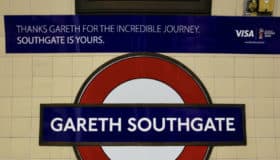 Ya tiene Gareth Southgate su estación en el metro de Londres (Video)