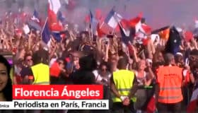 2 personas muertas en disturbios dentro de los festejos en París por campeonato mundial: Florencia Ángeles