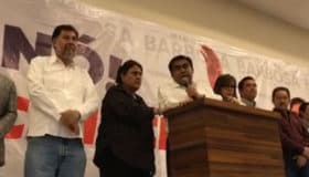 Yeidckol Polevnsky declara a Barbosa como próximo gobernador de Puebla, "con más del 50 por ciento de los votos"