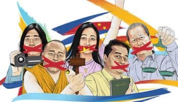 Lanza AI campaña "Pekín 2022 se pasa la libertad de expresión por los aros" | Tuit