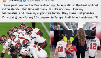 NFL: Anuncia Tom Brady su regreso a los emparrillados | Tuit