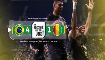 Golea Brasil en partido amistoso contra el racismo en Barcelona | Tuit