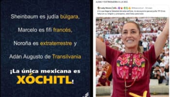 Fox vuelve a señalar origen y religión de Sheinbaum... piden reportarlo a X por antisemitismo