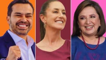 Elecciones 2024 | Sheinbaum denuncia que a la oposición 'le gusta' hacer fraude; Máynez arremete contra Calderón; Xóchitl promete internet para todos