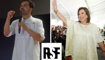 Xóchitl y Máynez firman compromiso por la prensa con RSF ante elecciones