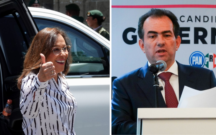 Veracruz: Rocío Nahle por Morena y 'Pepe' Yunes por PRI-PAN-PRD se declaran ganadores