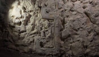 Descubren fachadas alusivos a la poderosa dinastía Kaanu'l, en la Zona Arqueológica de Dzibanché