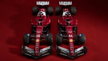 F1: Estrenan Hamilton y Leclerc,  pilotos de Ferrari, el SF-25 | Video