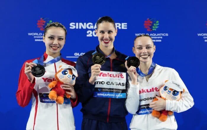 Mundial de Natación: Iris Tió maravilla con su rutina en el nado artístico | Video