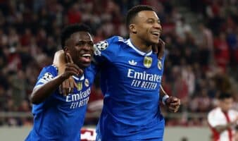 Champions League: Aplasta Kylan Mbappé rebelión griega en El Pireo  | Resultados