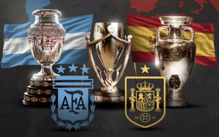 Decidirán en breve Conmebol y UEFA qué hacer con la Finalissima entre Argentina y España