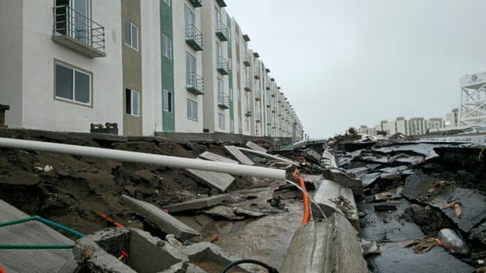 Lluvias dañan casas del Bienestar inauguradas por Sheinbaum en Veracruz