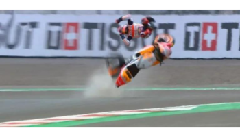 Así fue la fuerte caída de Marc Márquez en las prácticas del Gran Premio de Indonesia | Video