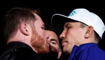 Ya se miden la distancia Canelo y GGG en Las Vegas | Video