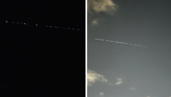 No son OVNIS, es la nueva misión de SpaceX | Video