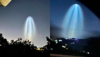 Luces en el cielo confunden al sur de México: eran del Space X | Video