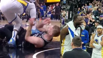 NBA Playoffs: Suspenden a Draymond Green por pisar en el pecho a Sabonis