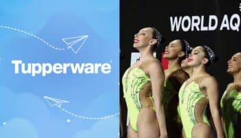 Tupperware 'extiende la mano' a campeonas de natación artística
