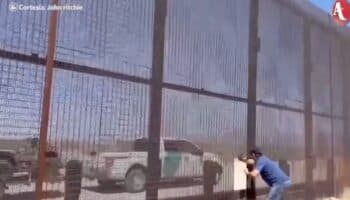 Parches removibles en muro fronterizo se ubican en zona de contrabando de personas | Video