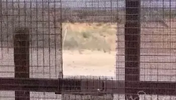 Así son los 'parches removibles 'del muro fronterizo por los que cruzan migrantes | Video