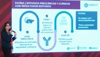 Ya está lista vacuna Patria contra Covid-19: Conacyt