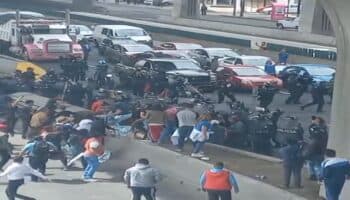 Desalojan a maestros que bloqueaban Periférico Norte