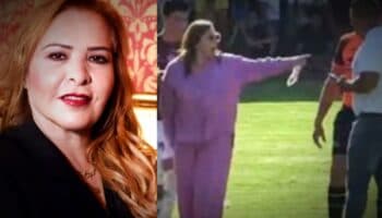 Video | Alcaldesa de Arandas ingresa a campo de futbol para confrontar a árbitro en la Copa Jalisco
