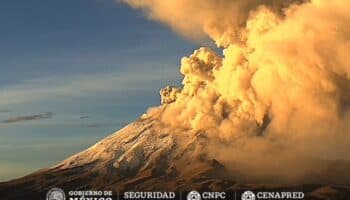 Popocatépetl: Amanece activo; cenizas podría llegar a CDMX | Fotos