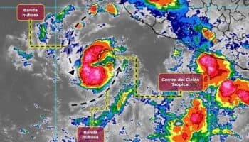 Depresión tropical 'Cinco-E' se intensifica a tormenta 'Dora'