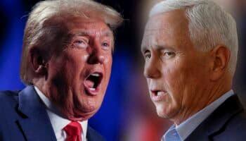Trump responde a las críticas de Pence y dice que 'delira'