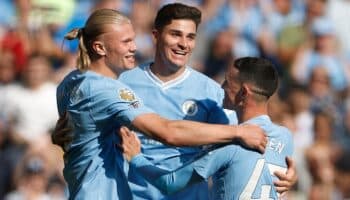 Premier League: Erling Haaland y Julián Álvarez arrasan con el Fulham | Video