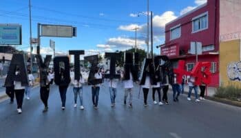Normalistas exigen justicia en Oaxaca a 9 años de la desaparición de los 43 de Ayotzinapa