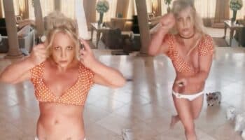 Video | Britney Spears y su peligroso baile con cuchillos