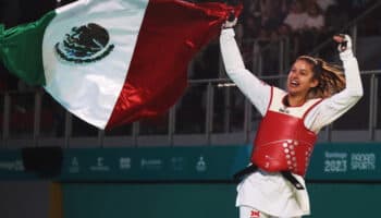 Leslie Soltero vence en taekwondo; suman 9 oros para México en Santiago