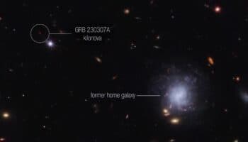Webb capta la segunda explosión de rayos gamma más brillante jamás vista