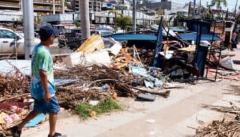 Protestan por lentitud en restablecimiento de servicios básicos a 21 días de 'Otis': periodista en Guerrero | Video
