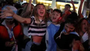 Así celebraron en Argentina el triunfo de Milei
