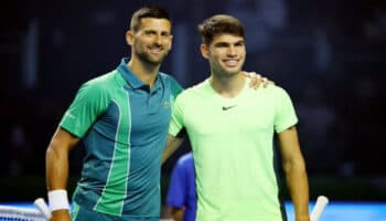 Exhibe Carlitos a Nole en la Kingdom Arena de Riad | Video