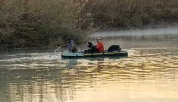Video | Rescatan a cuatro migrantes en el Río Bravo