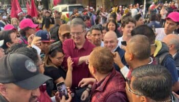 Tras críticas y denuncias, Ebrard llega al cierre de precampaña de Sheinbaum