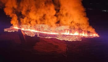 Así se vio la reciente erupción en Islandia | Fotos