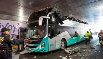 Fiscalía CDMX abre investigación por lesiones culposas tras impacto de autobús en Viaducto