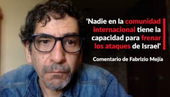 'Nadie en la comunidad internacional tiene la capacidad para frenar los ataques de Israel': Fabrizio Mejía