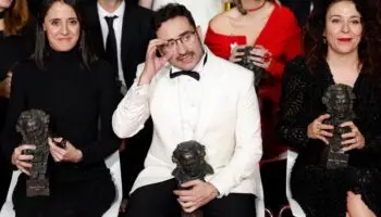 'La sociedad de la nieve' arrasa en los premios Goya