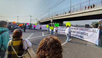 Bloquean México-Pachuca por la liberación de presuntos homicidas