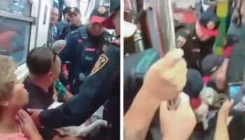 SSC abre investigación por desalojo a hombre con perrito en Metro CDMX | Video