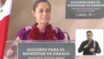 Video: 'Todo está bien, tranquilos'; sismo sorprende a Sheinbaum en Oaxaca